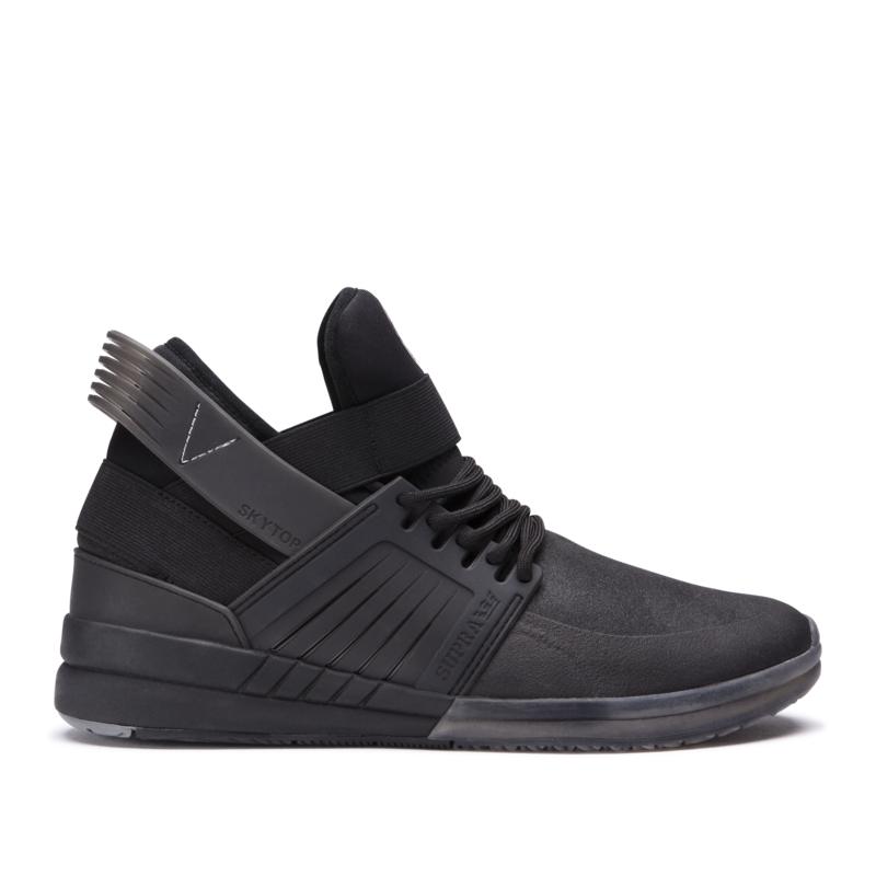 Zapatillas Altas Supra Argentina Hombre - SKYTOP V Gris Oscuro / Negras (OFBCU-6527)